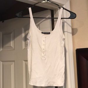 Brandy Melville white comfy tank